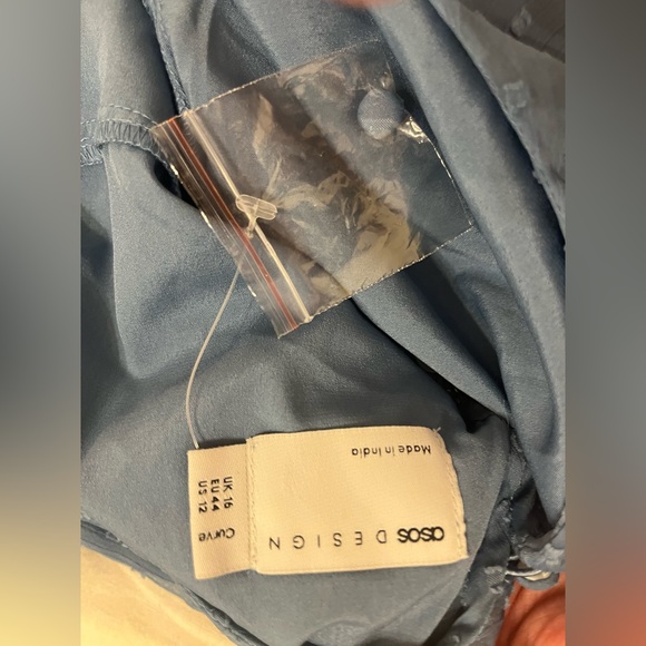 ASOS Curve Chiffon Maxi Bridesmaid Dress - Picture 5 of 9